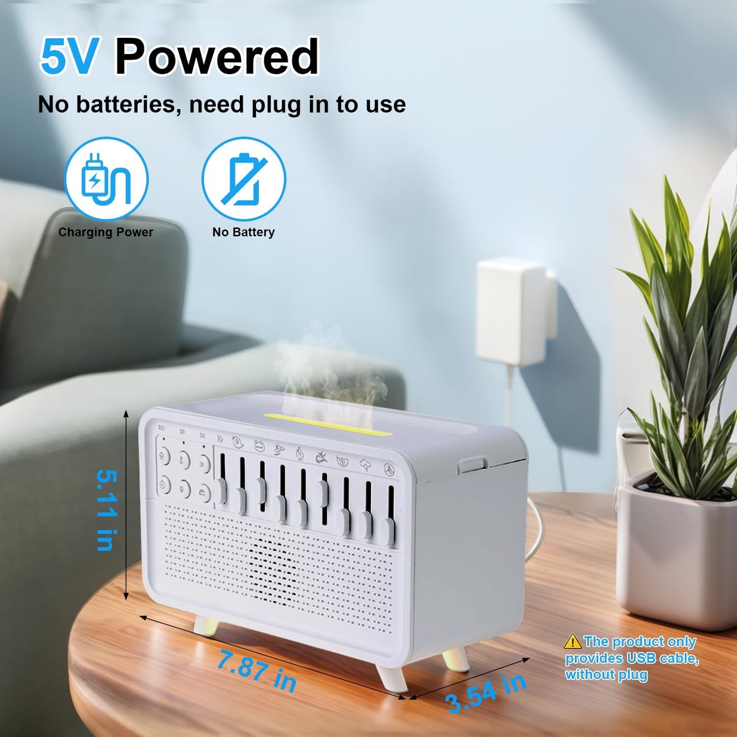 CalmSound Humidificador de Ruido Blanco